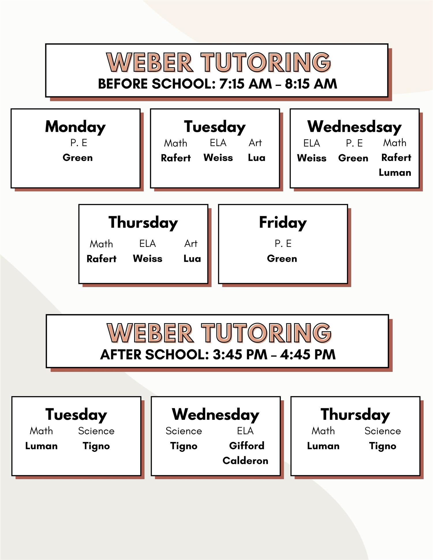 Tutoring